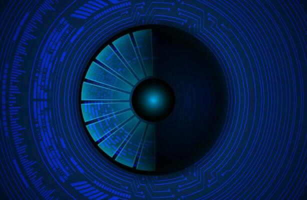 Modern Cybersecurity Technology Icon Pack with Eyes