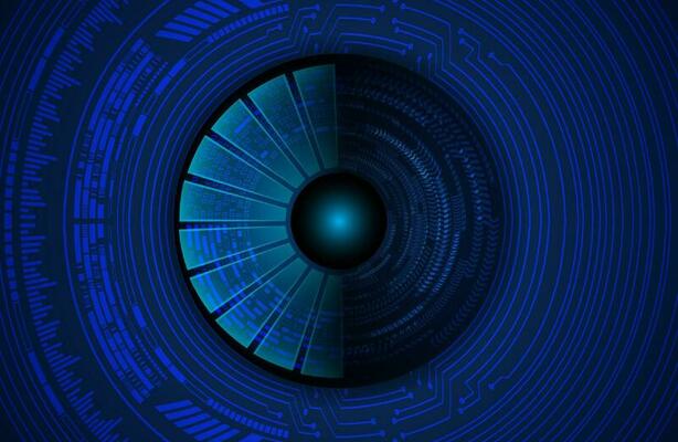 Modern Cybersecurity Technology Icon Pack with Eyes
