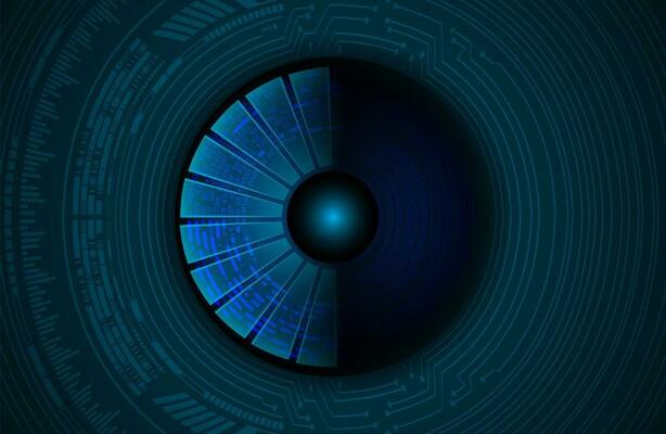 Modern Cybersecurity Technology Icon Pack with Eyes