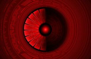 Modern Cybersecurity Technology Icon Pack with Eyes vector