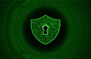 Modern Cybersecurity Technology Background with shield vector