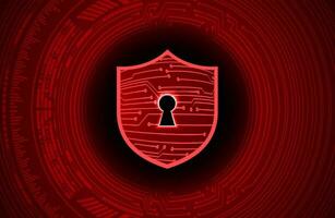 Modern Cybersecurity Technology Background with shield vector