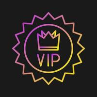 icono de vector vip