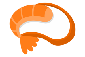 Shrimp Icon Logo On Transparent Background png