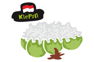 indonésien nourriture - clépon sur transparent Contexte png