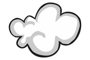 White Cloud  With Transparent Background png
