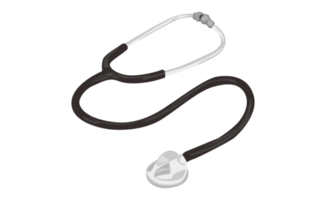 hôpital équipement - stéthoscope sur une transparent Contexte png