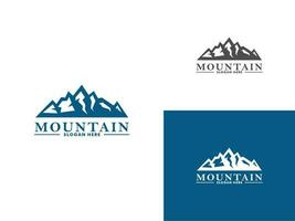 Mountain logo design vector template