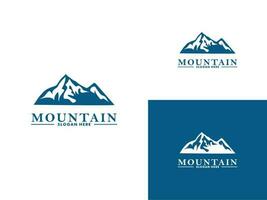 plantilla de vector de diseño de logotipo de montaña