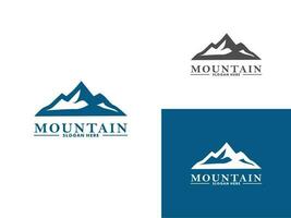 plantilla de vector de diseño de logotipo de montaña