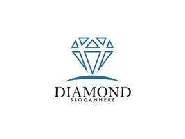 Creative Diamond Logo and Icon Design Template vector