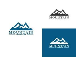 Mountain logo design vector template
