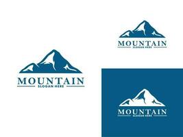 plantilla de vector de diseño de logotipo de montaña