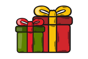 Gift Box Icon With Transparent Background png