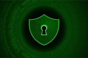 Modern Cybersecurity Technology Background with shield vector