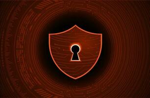 Modern Cybersecurity Technology Background with shield vector