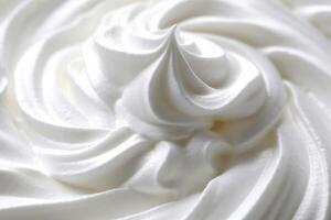 Whipped cream texture. . photo