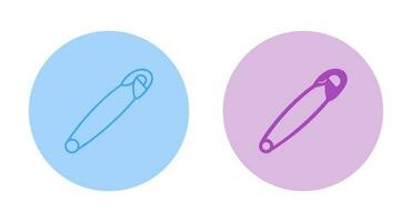 Safety Pin Vector Icon