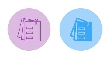 Attached Documents Vector Icon