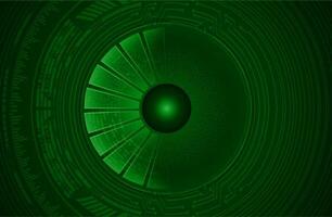 Modern Cybersecurity Eye on Technology Background vector