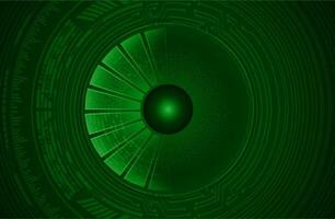 Modern Cybersecurity Eye on Technology Background vector