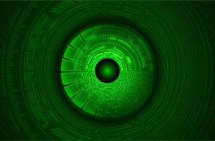 Modern Cybersecurity Eye on Technology Background vector