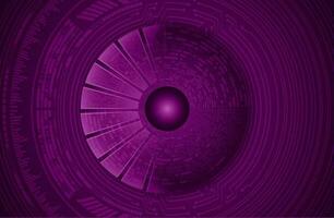 Modern Cybersecurity Eye on Technology Background vector