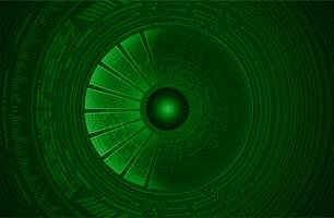 Modern Cybersecurity Eye on Technology Background vector