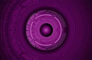 Modern Cybersecurity Eye on Technology Background vector
