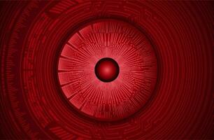 Modern Cybersecurity Eye on Technology Background vector