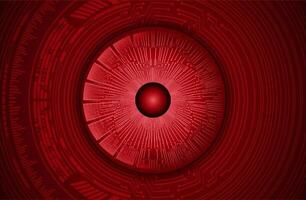 Modern Cybersecurity Eye on Technology Background vector