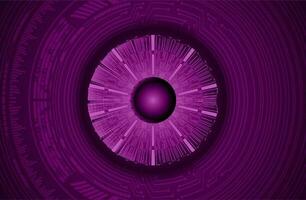 Modern Cybersecurity Eye on Technology Background vector