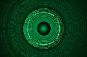 Modern Cybersecurity Eye on Technology Background vector