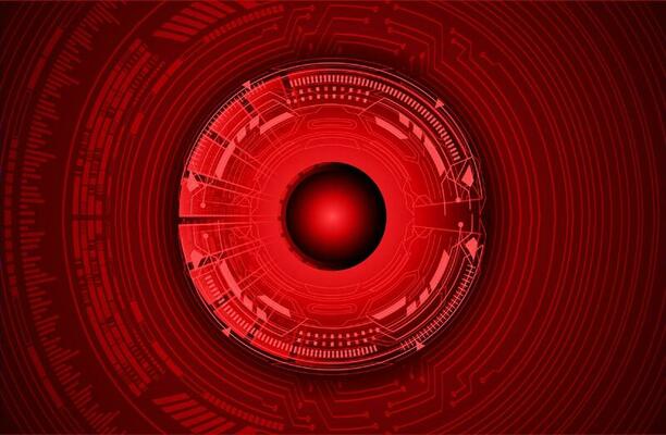 Modern Cybersecurity Eye on Technology Background