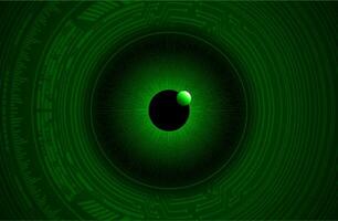 Modern Cybersecurity Eye on Technology Background vector
