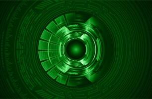 Modern Cybersecurity Eye on Technology Background vector