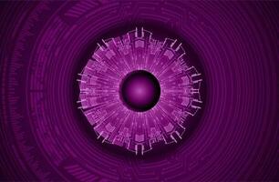 Modern Cybersecurity Eye on Technology Background vector