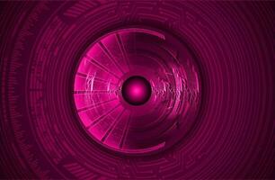 Modern Cybersecurity Eye on Technology Background vector