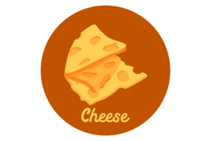 Cheese Logo Icon With Transparent Background png