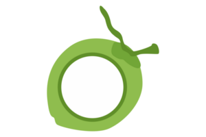 Coconut Icon Logo On Transparent Background png