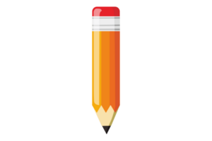 School Supplies - Pencil With Transparent Background png