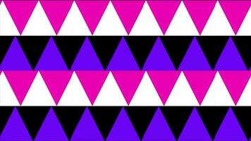 Pink and purple color moving and illusion creating square shapes background video