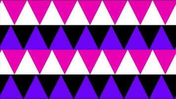 Pink and purple color moving and illusion creating square shapes background video