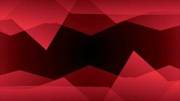 Red color wavy pattern background, moving shape background video