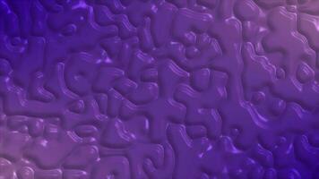 Purple color glossy and shiny mud textured moving background video