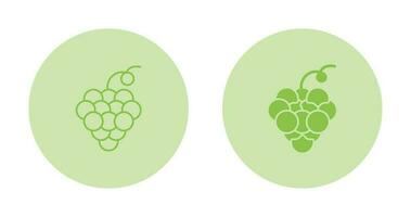 icono de vector de uvas