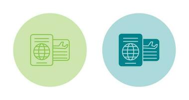 Passport Vector Icon