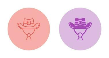 icono de vector de sombrero