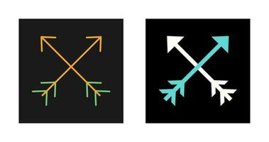 Two Arrows Vector Icon