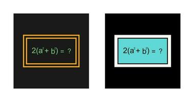 Solving Formula Vector Icon